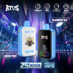 ATVS Mecha Vape 25000 Hơi Việt Quất Lạnh (50mg) – Pod 1 Lần