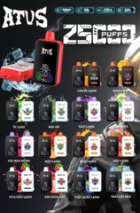 ATVS Mecha Vape 25000 Hơi Việt Quất Lạnh (50mg) – Pod 1 Lần