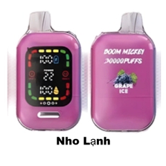 Boom Mickey 30000 Hơi Nho Lạnh (50mg) - Pod 1 lần