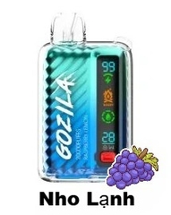 Keystone Gozila 25000 Hơi Nho Lạnh (50mg) - Pod 1 lần