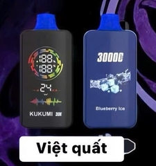 Kukumi 30000 Hơi Việt Quất Lạnh (50mg) - Pod 1 lần
