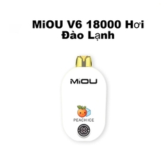 MiOU V6 18000 Hơi Đào Lạnh (50mg) – Pod 1 Lần