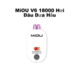 MiOU V6 18000 Hơi Dâu Dưa Hấu (50mg) – Pod 1 Lần