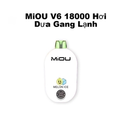MiOU V6 18000 Hơi Dưa Gang Lạnh (50mg) – Pod 1 Lần