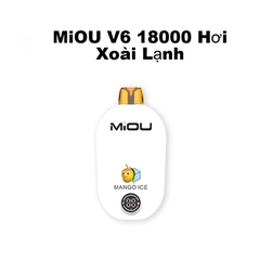 MiOU V6 18000 Hơi Xoài Lạnh (50mg) – Pod 1 Lần