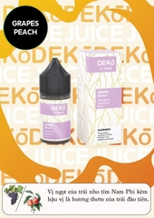 Deko Grape Peach – Nho Đào Saltnic (30ml/30mg/50mg)
