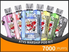 ATVS Warship 7000 Hơi - Việt Quất Lạnh (50mg) – Pod 1 Lần