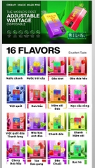 Oxbar Magic Maze Pro 10000 Hơi Dâu Kiwi Lạnh (50mg) – Pod 1 Lần