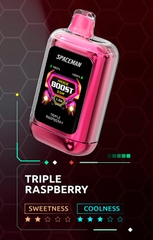 Spaceman Nebula 25k Plus 25000 Hơi Mâm Xôi (50mg) - Pod 1 lần