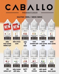 Caballo Dâu Dưa Gang Măng Cụt Saltnic (30ml/38mg/58mg)