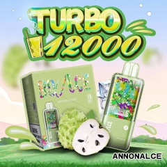 Turbo 12000 Hơi Mãng Cầu Lạnh (50mg) – Pod 1 Lần