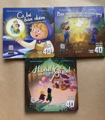 Cổ Tích Song Ngữ 4D: Cô Bé Bán Diêm + Hansel Và Gretel + Bác Nông Dân Và Con Quỷ (Bộ 3 Cuốn)