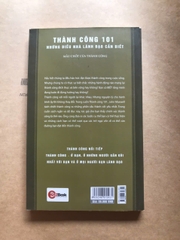 Thành Công 101 - Những Điều Nhà Lãnh Đạo Cần Biết