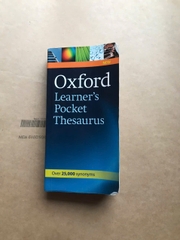 Oxford Learner’s Pocket Thesaurus (sách khổ nhỏ)