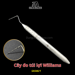 Cây đo túi lợi SA Medical (thép Đức)