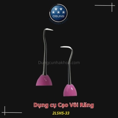 Dụng cụ Cạo Vôi Răng Hình Lưỡi Liềm, Tay cầm bằng Sillicon- Sickle Scaler Osung 2LS