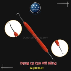 Dụng cụ Cạo Vôi Răng Hình Lưỡi Liềm, Tay cầm bằng Sillicon- Sickle Scaler Osung 2LS