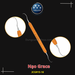 Dụng cụ nạo Gracey Osung - Curette Gracey, Tay cầm bằng nhựa, cứng 3CRGR