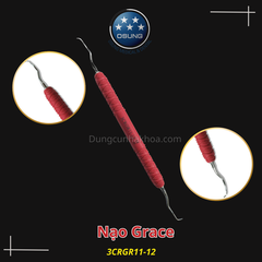 Dụng cụ nạo Gracey Osung - Curette Gracey, Tay cầm bằng nhựa, cứng 3CRGR