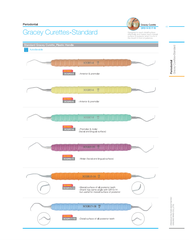 Dụng cụ nạo Gracey Osung - Curette Gracey, Tay cầm bằng nhựa, cứng 3CRGR