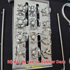 BỘ ĐẶT ĐÊ CAO SU RUBBER DAM H&H