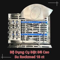 Bộ Dụng Cụ Đặt Đê Cao Su Rockmed 18 chi tiết