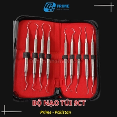 Bộ dụng cụ nạo túi nha chu 9 chi tiết Prime- Parkistan