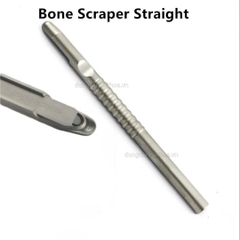 Dụng cụ nạo xương, cào xương thẳng/ cong (Bone scraper)