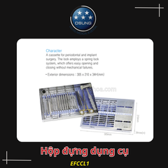 Hộp đựng dụng cụ - Instrument cassette EFCCL1 Osung