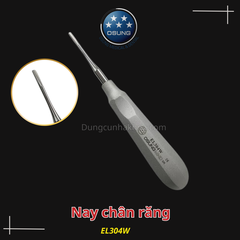 Nạy chân răng Elevator- Metal handle, stainess steel Osung(Cái)