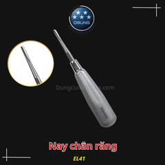 Nạy chân răng Elevator- Metal handle, stainess steel Osung(Cái)