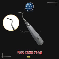 Nạy chân răng Elevator- Metal handle, stainess steel Osung(Cái)