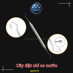 Cây đặt chỉ co nướu - Gingicord packer Metal handle Osung