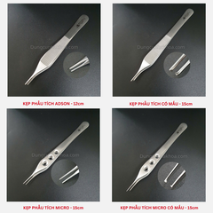 Kẹp phẫu tích Adson 12cm SA Medical (thép Đức)