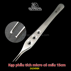 Kẹp phẫu tích micro 15cm có mấu SA Medical (thép Đức)