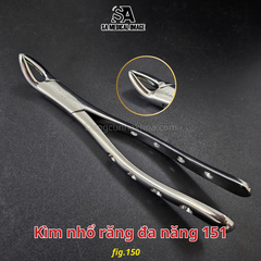 Kìm nhổ răng đa năng hàm trên (150), hàm dưới (151) người lớn và trẻ em SA Medical (thép Đức)