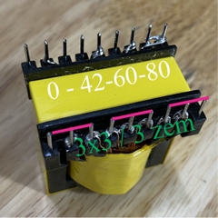 Biến áp xung quấn mới EER4215 khuôn tròn.
