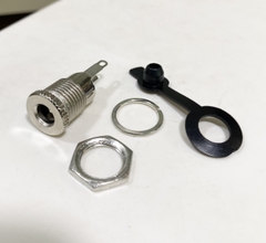 Jack, Giắc sạc DC 5.5x2.1mm kim loại có ron chống nước