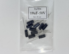 Tụ hóa 50v-1uf 2.2uf 4.7uf 10uf 47uf