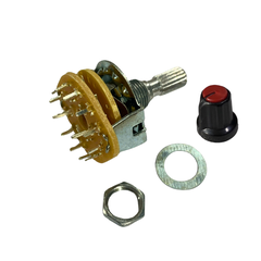 Công Tắc Xoay Kênh 2-3 kênh 4-6 vị trí có kèm tán