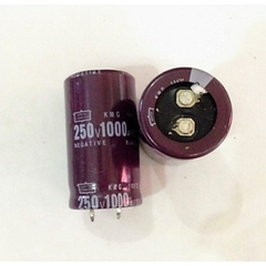 Tụ lọc nguồn 1000uF-250V màu Đen cao 40mm và 50mm