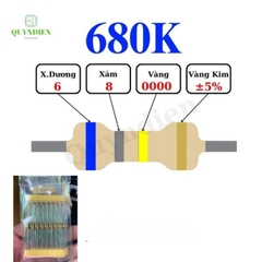 Điện trở Đài Loan 1/4W - 680K