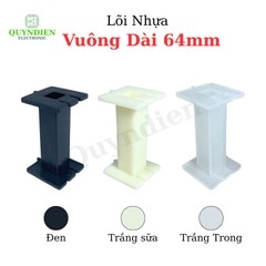 Lõi Khuôn Nhựa Vuông Dài 64mm Màu Đen