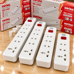 Ổ cắm lõi sứ chống cháy Con tắc 4 cửa 2200W