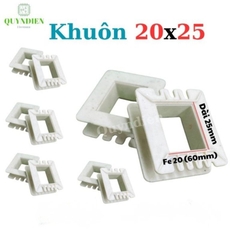 Khuôn Nhựa Quấn Biến Áp Fe Silic 20x25mm