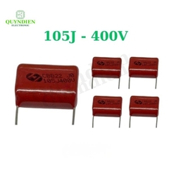 Tụ Kẹo Nâu Đỏ CBB22 105J 400V