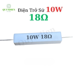 Điện Trở Sứ Nằm 10W - 18R