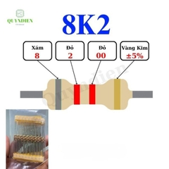 Điện trở Đài Loan 1/4W - 8K2