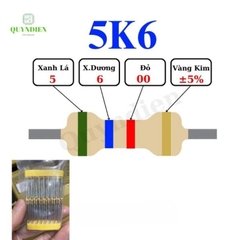Điện trở Đài Loan 1/4W - 5K6