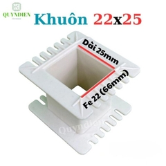 Khuôn Nhựa Quấn Biến Áp Fe Silic 22x25mm